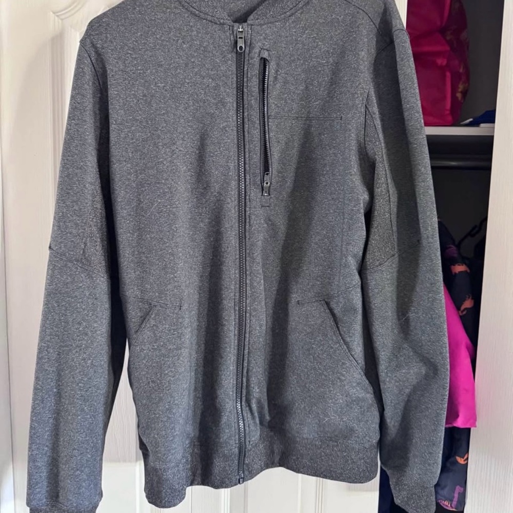 lululemon athletica Gray Zip Up Sweater